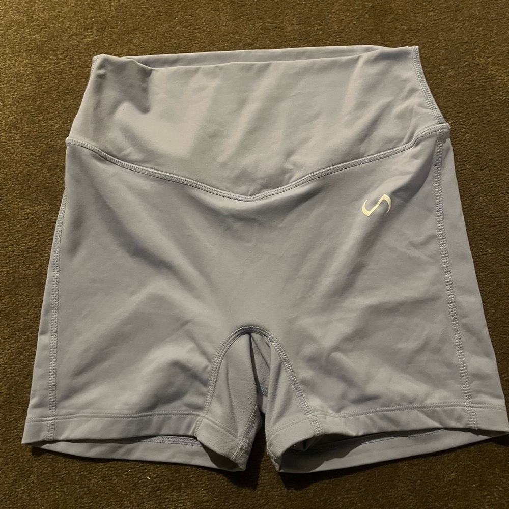 Light Blue Women's Athletic Shorts